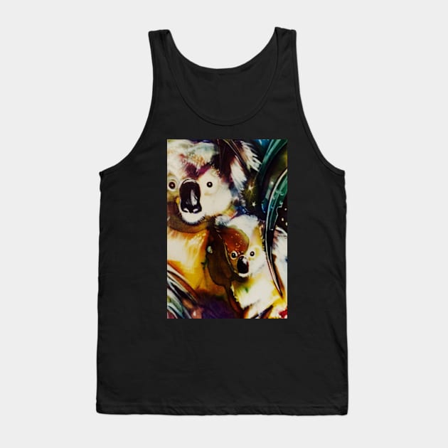 koala girls tiled Tank Top by Pipsilk